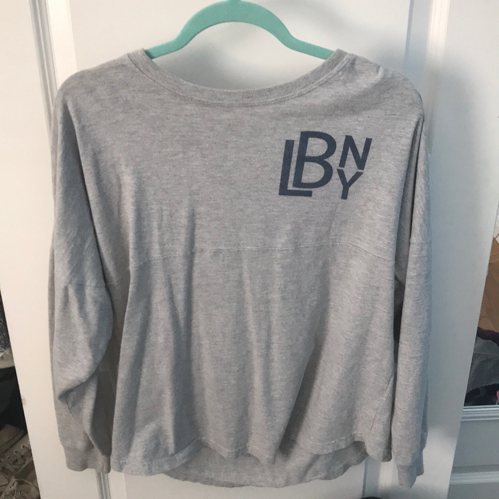 grey long sleeve
